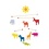 Animals Wooden Ceiling Mobile