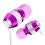 Pink iSmart Metal Replacement In-Ear Metal 3.5mm Stereo EarBud EarPhones HeadPhones Headset for all Apple iPhone, iPod Generation Shuffle Nano Mini V