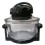 Andrew James 12 LTR Black Premium Halogen Oven Cooker + FREE Easily Replaceable Spare Bulb + 2 YEAR WARRANTY + FREE 128 page Recipe Book + £50 of Ext