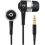 iHip IP-EPS41-BK Metal Noise Reducing Earphones, Black