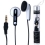 August EP505 - In-Ear Stereo Kopfhörer - Ohrhörer mit 16mm Lautsprecher für hochwertigen sound