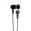 Hip Street HipBudz Antimicrobial Noise Isolating Stereo EarBuds With In-Line Volume Control (Black)