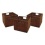 Winsome Wood Small Wired Rattan Baskets Set of 3