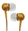 Coby Jammerz Platinum High-Performance Isolation Stereo Earphones CVEM79ORG (Orange)