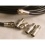 10m black universal satellite & aerial cable kit with satellite & coax adaptors