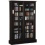 Atlantic - Windowpane Multimedia Cabinet - Espresso 94835721