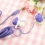 Sanrio Hello Kitty Purple Stereo Earphones