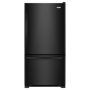 Whirlpool Gold 21.9 cu. ft. Single-Door Bottom-Freezer Refrigerator - Black