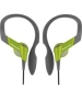 Panasonic Water Resistant Sports Clip Headphones - Green