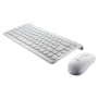 Perixx PERIDUO-707W PLUS UK, Wireless Mini Keyboard and Mouse Set - 320x141x25mm - 2.4 GHz - Up to 10 Meters Operating Range - Nano Receiver - Piano W