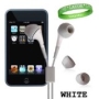 Apple iPod touch 32 GB (3rd Generation) NEWEST MODEL iTouch Earbuds iPod Earphones ** WHITE **!!!
