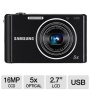 ST76 16.1 Megapixel Compact Camera - Black (2.7" LCD - 5x Optical Zoom - Electronic IS - 4608 x 3456 Image - 1280 x 720 Video - PictBridge - HD Movie
