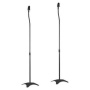 VideoSecu 2 Black Universal Satellite Speaker Mounts / Brackets for Walls and Ceilings 1EH