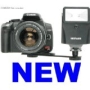 Neewer Digital Slave Flash + Bracket Set for Digital SLR DSLR Cameras or any Digital Camara! "Fires Without Wires - No Camera Connection Required!" Au