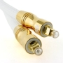 XO 1m Ultra High Resolution Professional Digital Optical TOSlink Cable - 24k Gold Casing - Compatible with PS3,Sky HD, HDtvs, Blu-rays, AV Amps **Supe