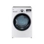 LG - SteamDryer 7.3 Cu. Ft. 12-Cycle Ultra-Large Capacity Steam Electric Dryer - White DLEX3470W