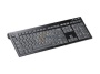 SIIG USB Premium Aluminum Keyboard with Hub - Keyboard - USB
