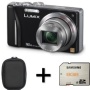 Panasonic Lumix TZ18 Digital Camera - Black + Case and 8GB Memory Card (14.1MP, 16x Optical Zoom) 3.0 inch LCD