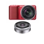 Sony Alpha NEX3AR 14.2MP Compact Interchangeable Lens HD Digital Camera with 16mm Lens in Red + 8GB Accessory Kit