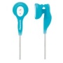 Panasonic RPHV21BL In-Ear Earbud Heaphones with Built-in Clip (Blue)