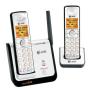 AT&T CL81209 DECT 6.0 DIGITAL DUAL HANDSET CORDLESS PHONE, SILVER/BLACK