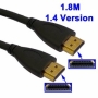 LUPO V1.4, HDMI to HDMI 19Pin Cable (supports Ethernet, Sky, HD TV, Xbox 360, PS3 etc, Length: 1.8m)