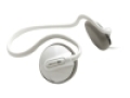 Clear Harmony Behind-The-Head Stereo Headphones - White