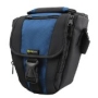 Evecase Durable Digital SLR Camera Carrying Pouch Nylon Case with Strap- Black/Blue for Sony A390, Alpha a55, A900, A200, A65, A77 A550, Olympus E-10