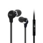 iLuv 663193-EWMB Cortland Earphone with Apple RC, MIC - Black