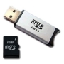 Micro SD Card Reader - Fast USB 2.0 Adapter for MicroSD cards up to 32Gb