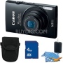 Canon PowerShot ELPH 110 HS 16.1MP Black Digital Camera 5x Zoom HD Video 4 GB Bundle