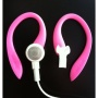 Pink EARBUDi Clips on and off Your Apple iPod or iPhone Earbuds - and Turns Them Into Running Headphones. Soft Over-The-Ear Design with Earbud Tilt &