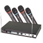 Emerson VHF 4-Channel Professional Wireless Microphone System