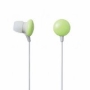 GREEN Chocolate Candy In-Ear Earphones Heaphones Earbuds for iPods, Zune, MP3, CD, DVD Players + Free Earphone Cord Holder (Many Colors Available)