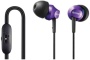 Sony Earbud Headphones w/ Volume Control  Violet
