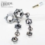 Atomic9 CRYSTAL RAINDROPS Swarovski Crystal Earphones (Noise Isolation)
