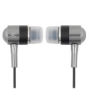 A4-TECH SecureFit Super Bass Metallic Earphone MK-650 For iPod - MP3 - DVD Players - Laptops - Desktop Computers & All Audio Players / Black