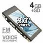 Mach Speed Trio-V430 4GB Video MP3 Player - TFT 3" LCD, USB, SD, FM Tuner, Voice Recording