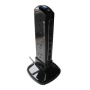 Masterplug SRPTU122PB USB Charging Surge Protected 2m Extension Lead Power Tower with 12 Sockets