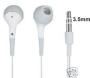 In Ear / Inear Stereo Headphones / Earphones In White For Mp3 Or Ipod Nano, Video, Photo, Shuffle, Mini & Other