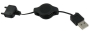 Kit Mobile USB Retractable Charger for Sony Ericsson