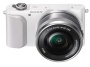 Sony NEX-3NL Digital Camera with 16-50mm Lens (White) Ultimate Bundle