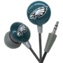 iHip NFF10200PHE NFL Philadelphia Eagles Mini Ear Buds, Green/White