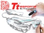 Tt eSports Level 10 M Iron White Gaming Mouse - 8100 dpi