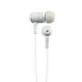 Hip Street HipBudz Antimicrobial Noise Isolating Stereo EarBuds With In-Line Volume Control (White)