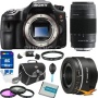 Sony Alpha SLT-A57K 16.1 MP Digital SLR Kit w/ 18-55mm , 75-300 Ultimate Bundle