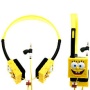 iHip Nickelodeon SBF10156 - Spongebob Headphones (Yellow/Black)