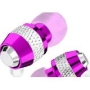 Metal In-ear Earbuds Style Headphones For Kindle, Iphone, Ipad, Mp3, Laptops (Pink)