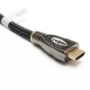 KanaaN High Speed HDMI to HDMI Cable - Fully shielded - HDMI 1.4 - 24 Carat Gold-plated Connectors - Full HD - 1080p - 3 m Cable Length + 0.1 m FOR FR