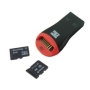 USB2.0 MICRO-SD / M2 MEMORY CARD READER - SDHC UP TO 32GB (Compatible With Windows 7) by Serena